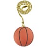 Decorative Basketball Sports Ceiling fan pull with beaded chain -
