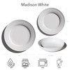 Abode Homewares Madison newWave Microwave Safe Premium Melamine Salad Plate,