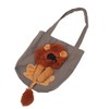 Pet Canvas Shoulder Bag Breathable Portable Pet Outing Shoulder Bag