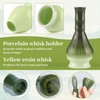 Matcha Set 4 Pieces Japanese Ceremony Resin Matcha Whisk Bamboo