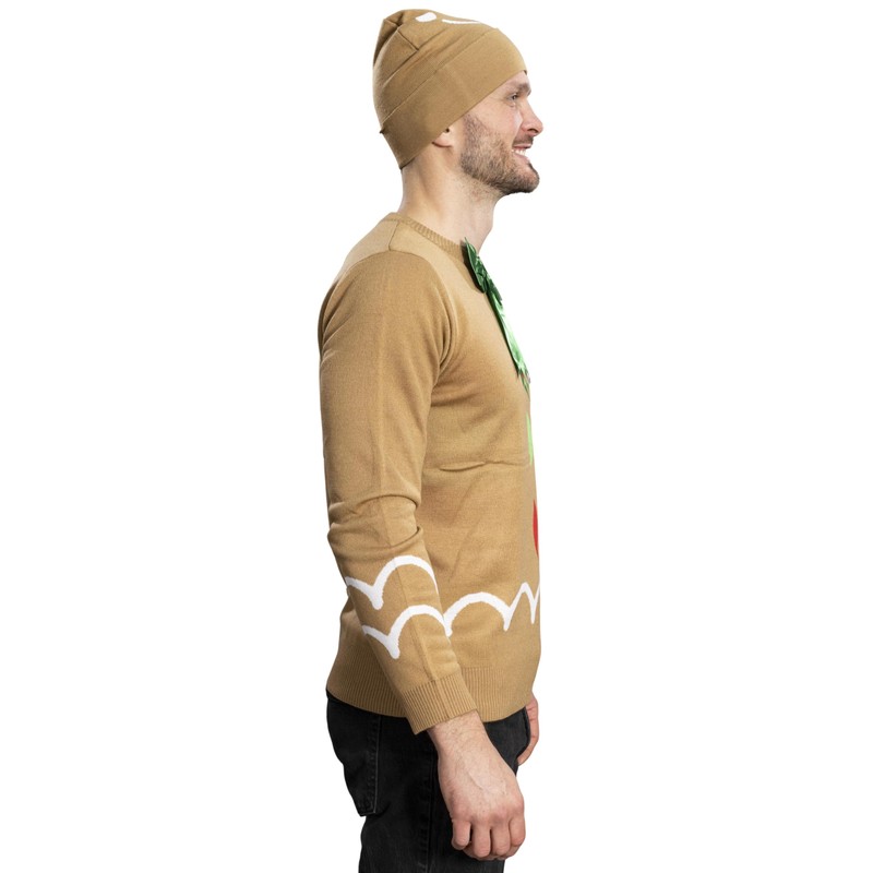 Mad Engine I Am Gingerbread Man Ugly Christmas Sweater and