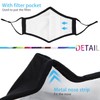 PAGE ONE Reusable Cloth Face Masks Washable Adjustable Breathable Cotton