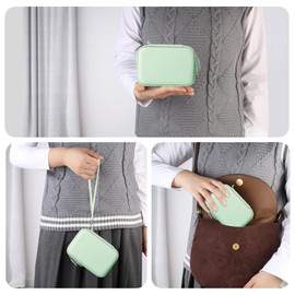 RAIALL Carrying Case Compatible with Yoto Mini (2024 Edition) Kids Bluetooth Audio Player, Stories Music Podcast Radio Player Holder, Travel Hard Bag fits Children’s Audiobook Cards and Cable, Green