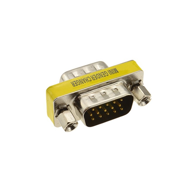 kenable Gender Changer - HD15 (15pin) SVGA VGA Coupler Male