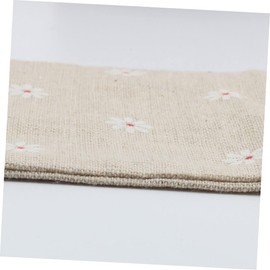 BUGUUYO 24pcs Daisy Flower Drawstring Storage Bags Cotton Linen Pouches for Jewelry Makeup and Organizing Essentials Stylish Travel Organizers