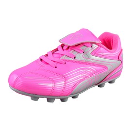 Vizari Striker FG Soccer Shoe (Toddler/Little Kid/Big Kid) 12 M US Little Kid Pink/Silver