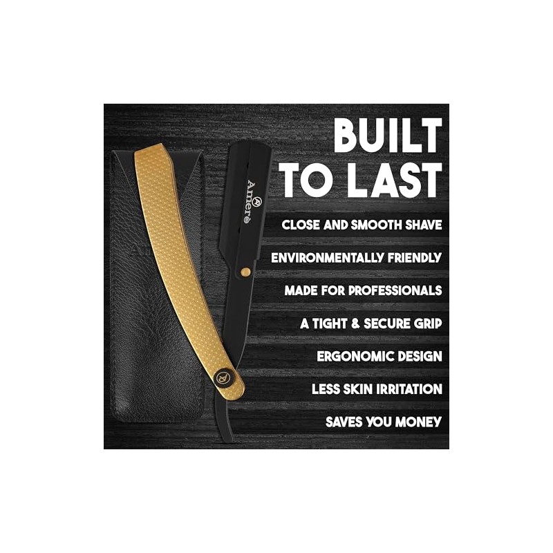 Cut-Throat Razor Straight Edge – Professional Stainless Steel Barber Razor