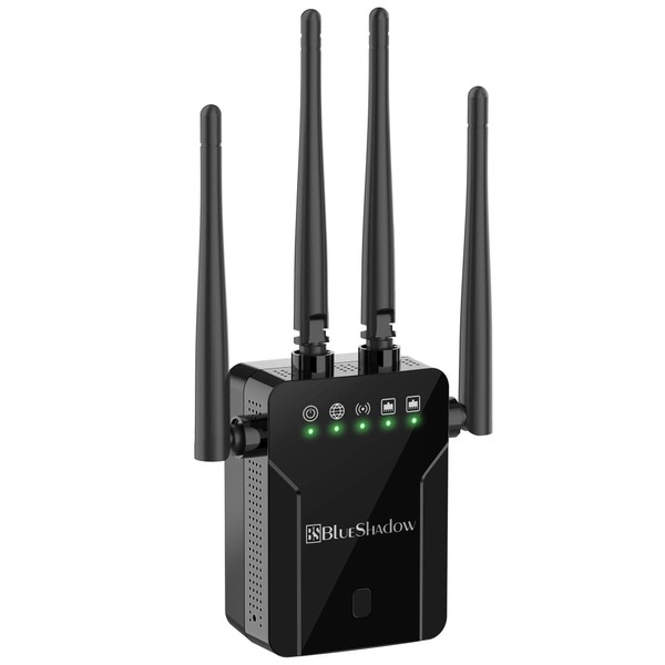 Blueshadow WiFi Extender AC1200 Dual Band Wireless Signal Booster with