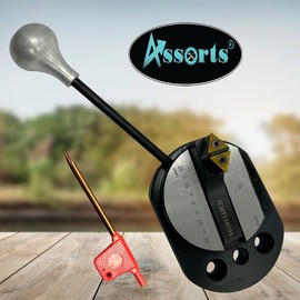 Assorts Ball Turning Attachment for 7x14 & 7x16 Mini Lathes | Precision Tool Turns Concave & Convex Metal Balls | Optional Box & Spare Carbide Inserts | Ideal for Myford & Similar Mini Metal Lathes