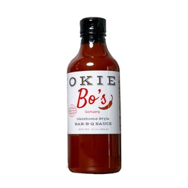 OkieBo's Gochujang Korean BBQ Sauce and Condiment - Perfect on Pork, Ribs, Pizza, Noodles, Brisket, Salmon, Chicken and Much More