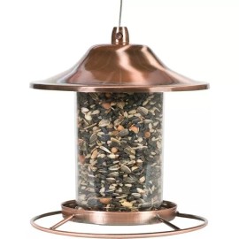 Perky-Pet (2)-Perky Pet Copper Panorama 2 lb Hanging Bird Feeder Model: 312C