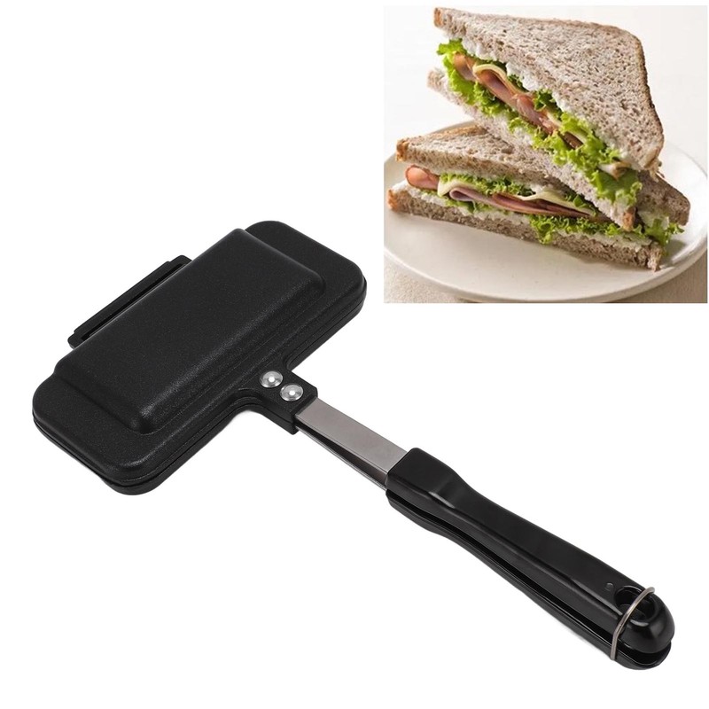 Waffle Maker Pan Nonstick Stovetop Waffle Pan Portable Aluminum Waffle