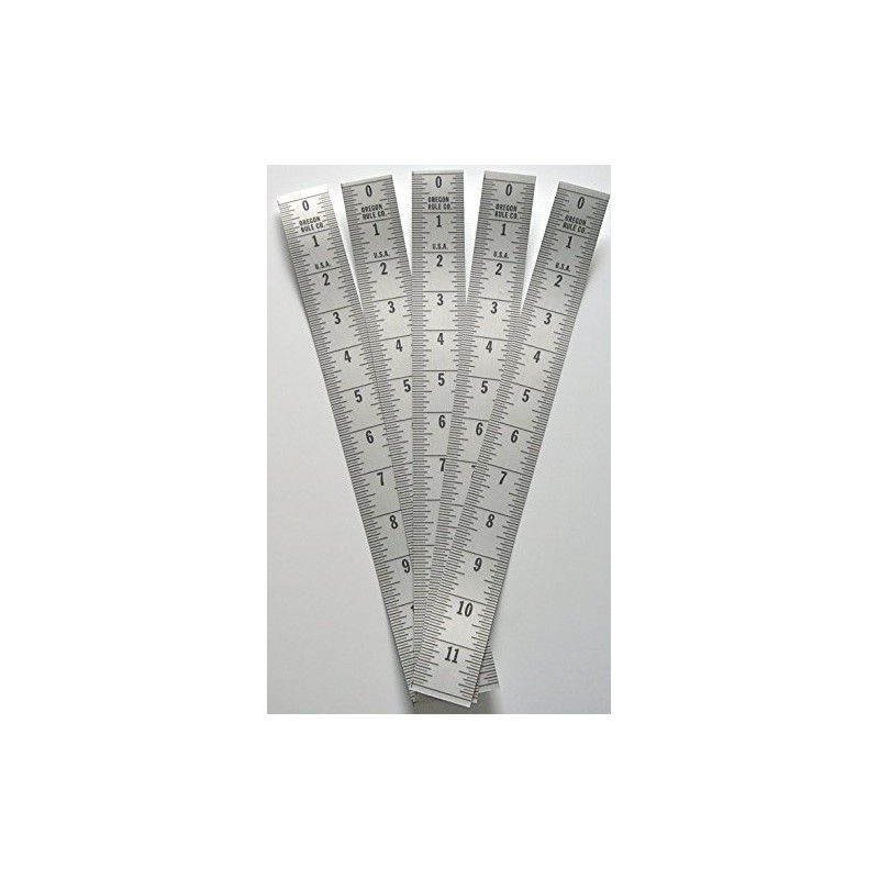 Ruler 5 Pack - Adhesive Backed - 1 1/4 Inch