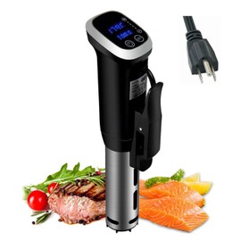 Sous Vide Cooker Immersion Circulator IPX7 Waterproof, 1800 Watts Vacuum Food Cooker, LCD Digital Display(US Plug, 110V)