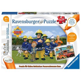 Ravensburger 00046 Tiptoi Puzzle for Little Explorers: Fireman Sam.