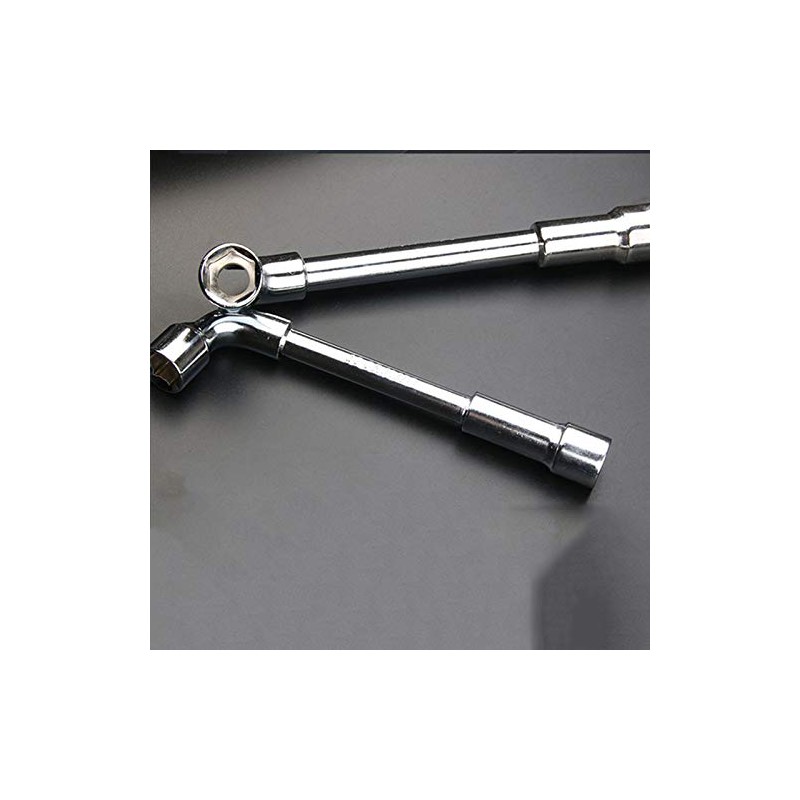 TopHomer 17mm Metric Angle Head Socket L-Shaped Double Sided Hex