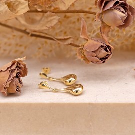 Carissima Gold Women's 9 ct Yellow Gold 8 x 22 mm Bell Drop Earrings