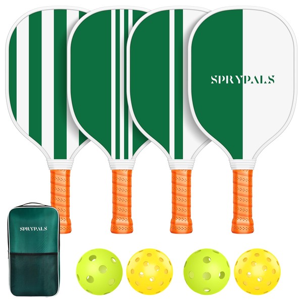 Pickleball Paddles Set of 4,USAPA Approved Pickleball Set of 4