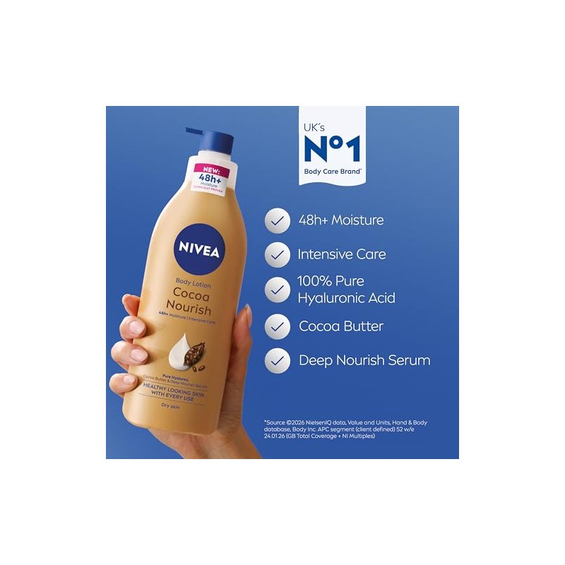 NIVEA COCOA NOURISH BODY LOTION 400ML