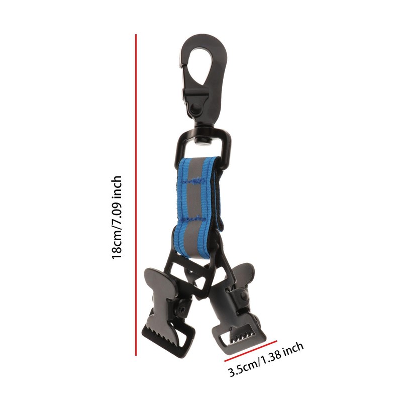 Amagogo Heavy-Duty Firefighter Glove Holder for Welding Gloves, Blue