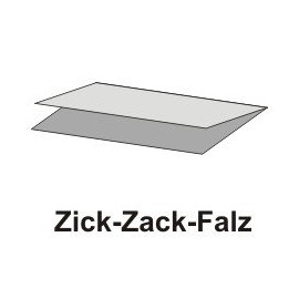 Handtuchpapier 250 Blatt 23 cm x 25 cm grau Zick Zack, 1-lagig