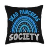 Dead Pancreas Society Throw Pillow