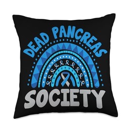Dead Pancreas Society Throw Pillow
