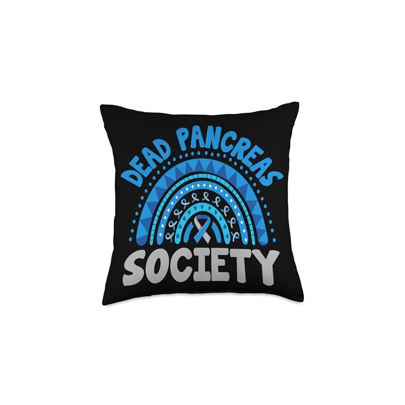 Dead Pancreas Society Throw Pillow
