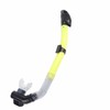 Durable Full Dry Swimming Diving Snorkel with Silicone Mouthpiece (yellow)
