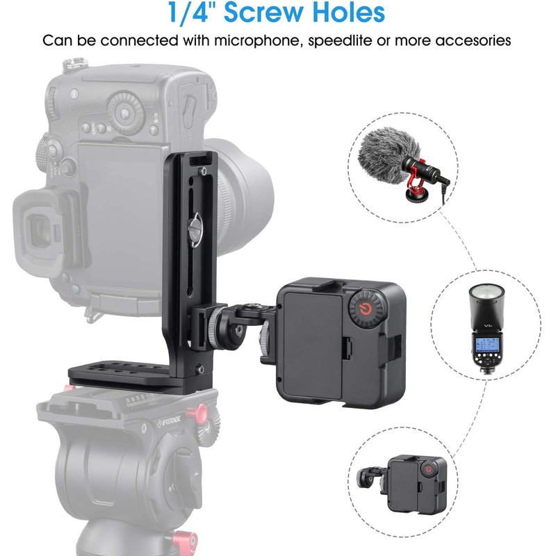 DSLR Camera L Bracket Vertical Horizontal Switching Tripod Quick Release