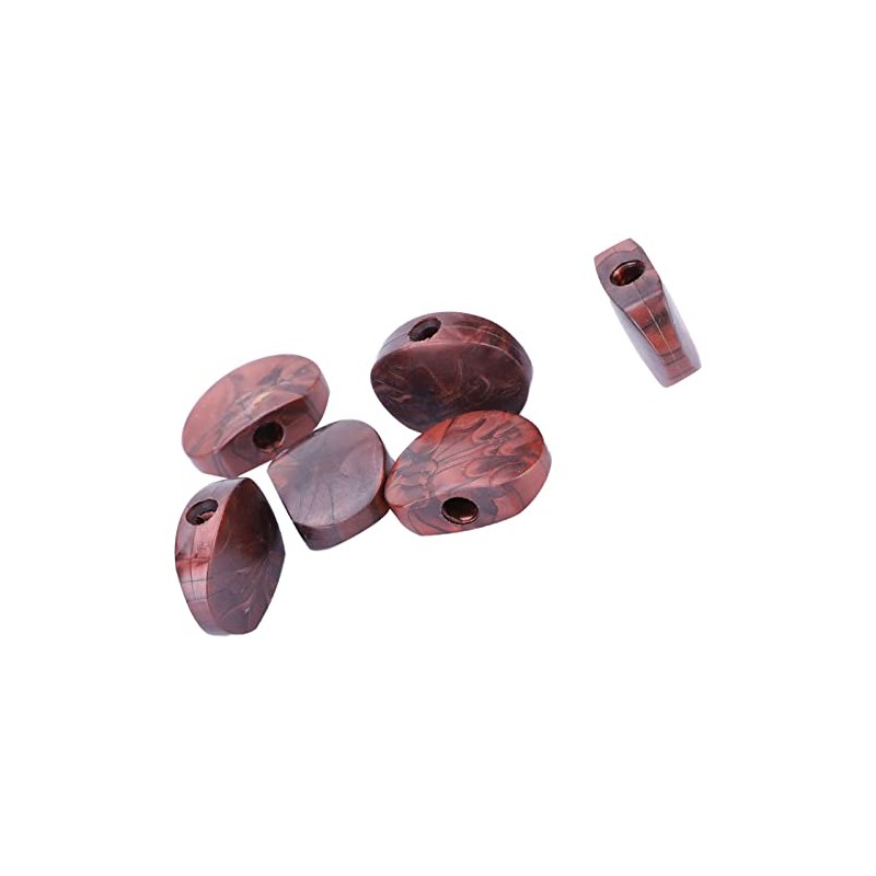 6 PCS Tuner Buttons Guitar Machine Head Semicircle Tuning Peg
