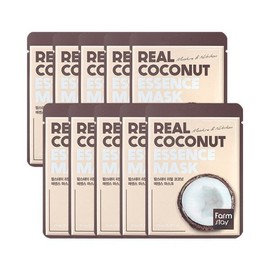Farmstay 팜스테이_리얼 코코넛 에센스 마스크 23ml 10매 Farmstay Real Coconut Essence Mask 23ml 10 Sheets