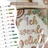 LEBENSKOMPASS® Metallic Dual Brush Pen Set with 12 Water-Based Colourful