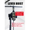 Lever Chain Hoist 2200LBS 5FT 2 Units Set 1T 1,5M