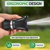 AUTOMAN Garden Hose Nozzle Heavy Duty, Fireman Hose Nozzle, High