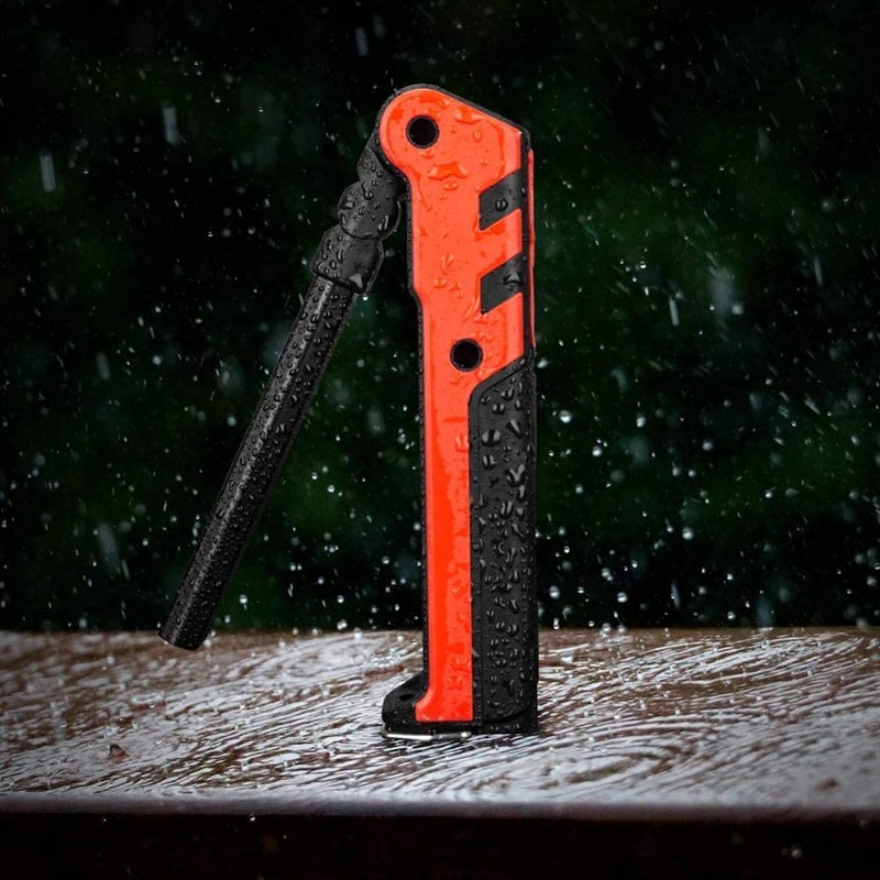 BESTSUN 270 Rotation Foldable LED Flashlight, Water-Resistant, USB Rechargeable, Magnetic