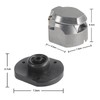 Qiping 7-Pin Trailer Socket Waterproof 7-Pin Metal Adapter Set Including