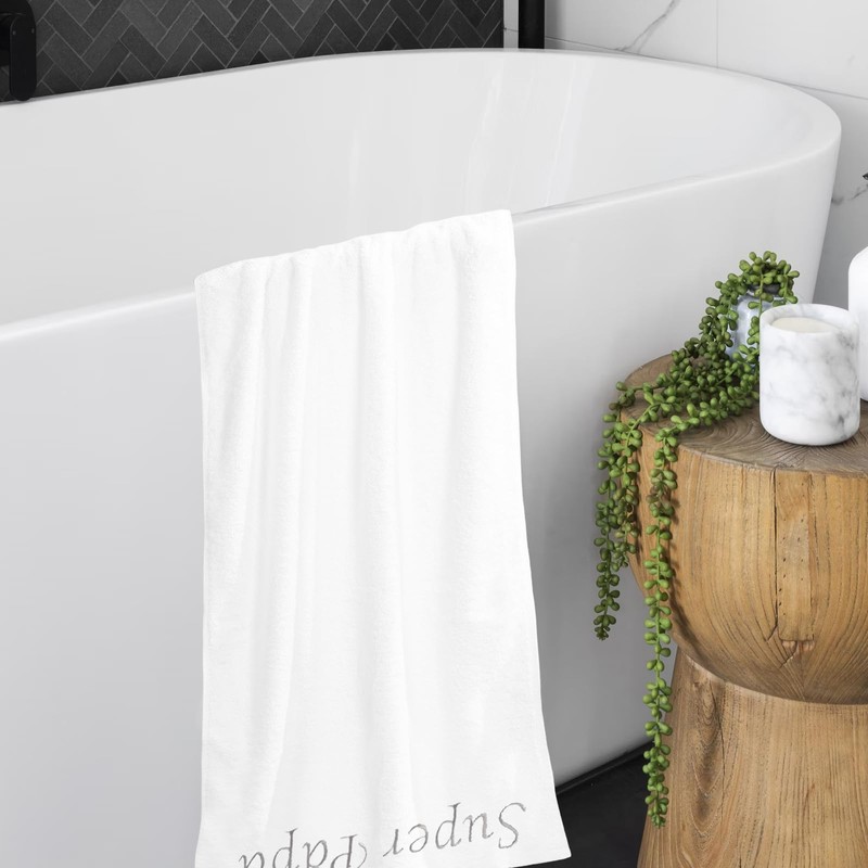 SEISSO Cotton Bath Towels 140 x 70 cm, Bath Towels,