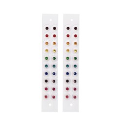 Pddolw Ear Seeds Acupuncture Kit - Relaxation, Easy Application, and Excellent Durability to Support Your Beauty Colored diamonds-40 Pcs