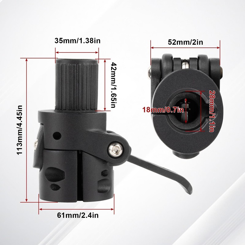 PSLER Scooter Folding Pole Base for M365 Pro Pro2 1S