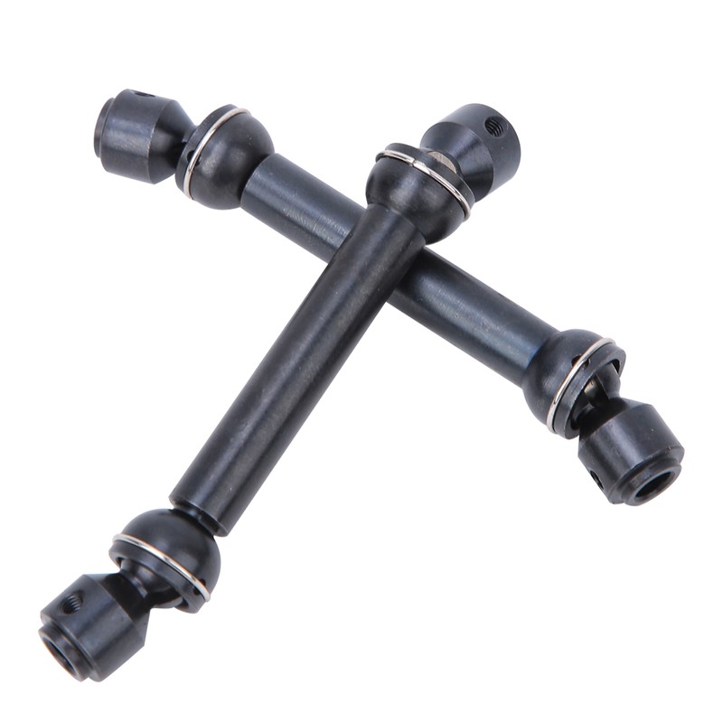 2pcs Telescopic Metal Drive Shaft Fit for SCX10 D90 RC