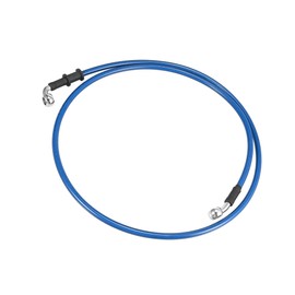 ACROPIX Universal 130cm 51.18" Motorcycle Brake Clutch Oil Hose Line Pipe Hydraulic Reinforced Stainless Steel Braided Blue Car Parts
