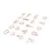 100Pcs Paper Clips Cute Look Note Clip Marking Document Organizing