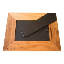 Gamekeepers Cottage gifts Border Terrier Oak Wooden Photo Frame 6x4 Landscape Or Portrait Gift 37 (Landscape)