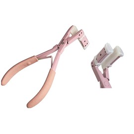 MIRACLE Professional Light Pink Tape-In Hair Extension Pliers | 7-Inch Sealing Tool for Hair Stylists | Tape-In Extensions Tools Kit for Women & Salons