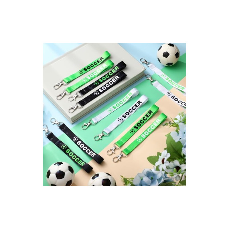 36 Pcs Soccer Keychains with Inspirational Quotes - Team Gifts