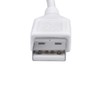 K-MAINS 5ft White Micro USB Cable Computer PC Laptop Data