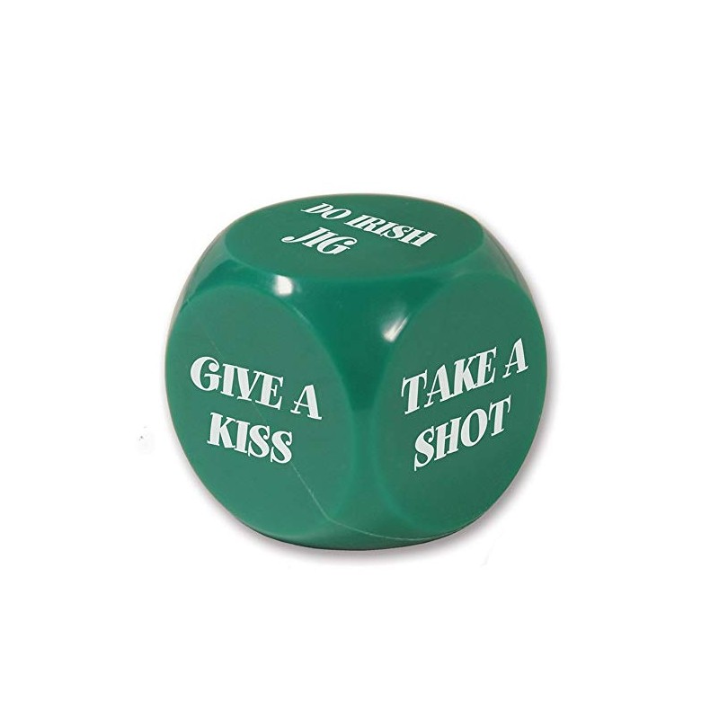 Beistle 30426 St. Patrick Decision Dice Game, 2 Dices Per