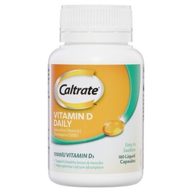 Caltrate Vitamin D 1000IU Liquid Cap X 180