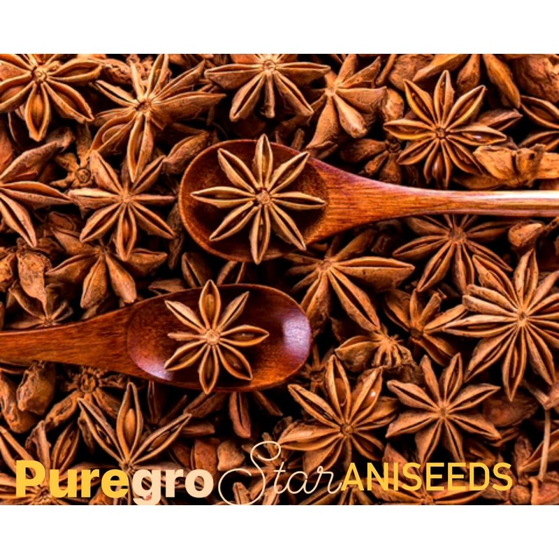 PureGro STAR ANISEEDS 150g ¦ 100% Natural ¦ Quality Product.